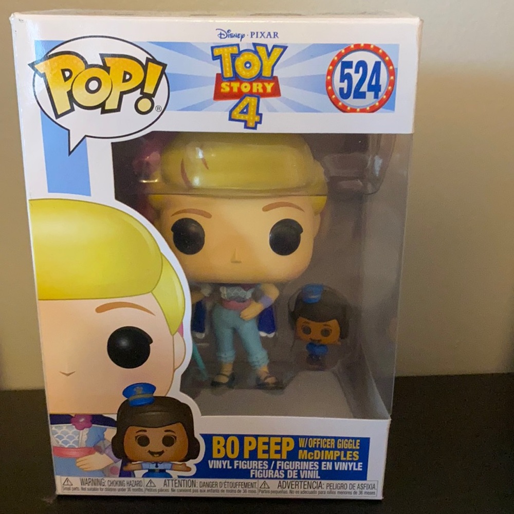 Toy Story 4 Bo Peep w Officer Giggle McDimples POP